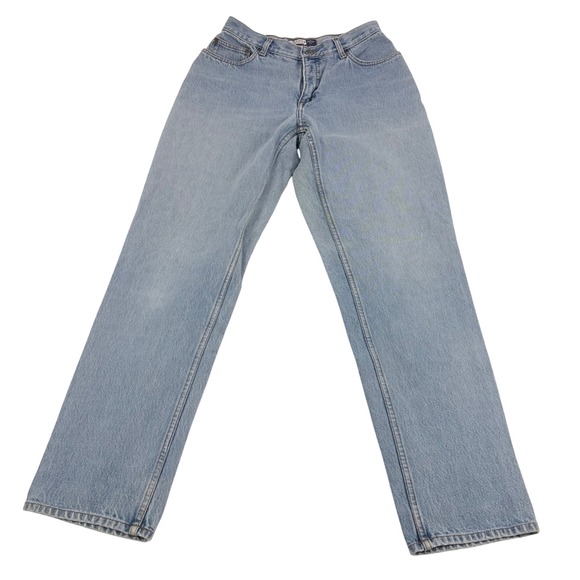 Arizona Jean Co Denim - Vintage 90 Mom Jeans Arizona Womens 28x31 Light Blue Western Rodeo Straight‎